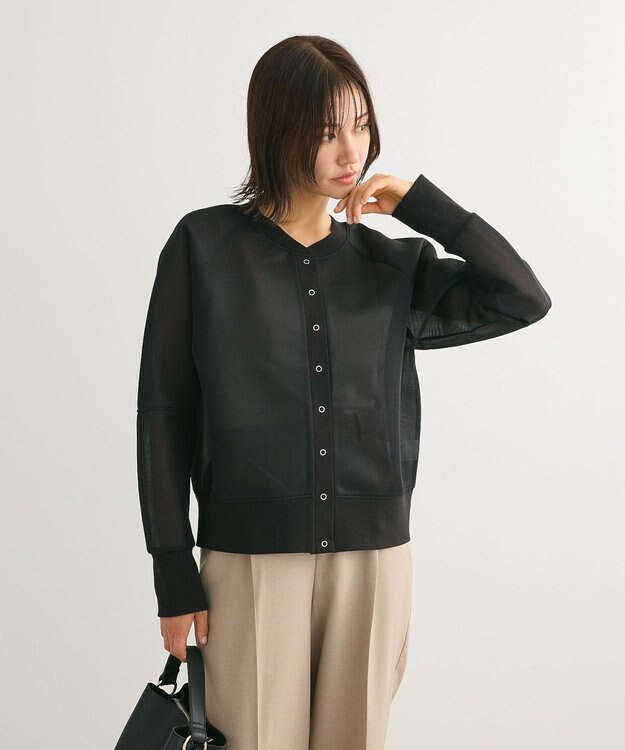 Green Parks シアーダンボールブルゾン Black