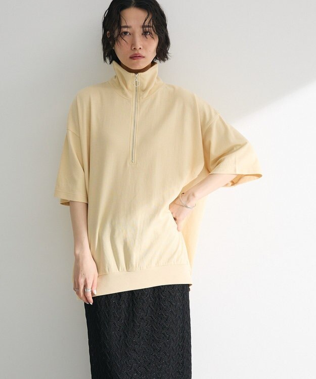Green Parks ハーフＺＩＰチュニック Yellow