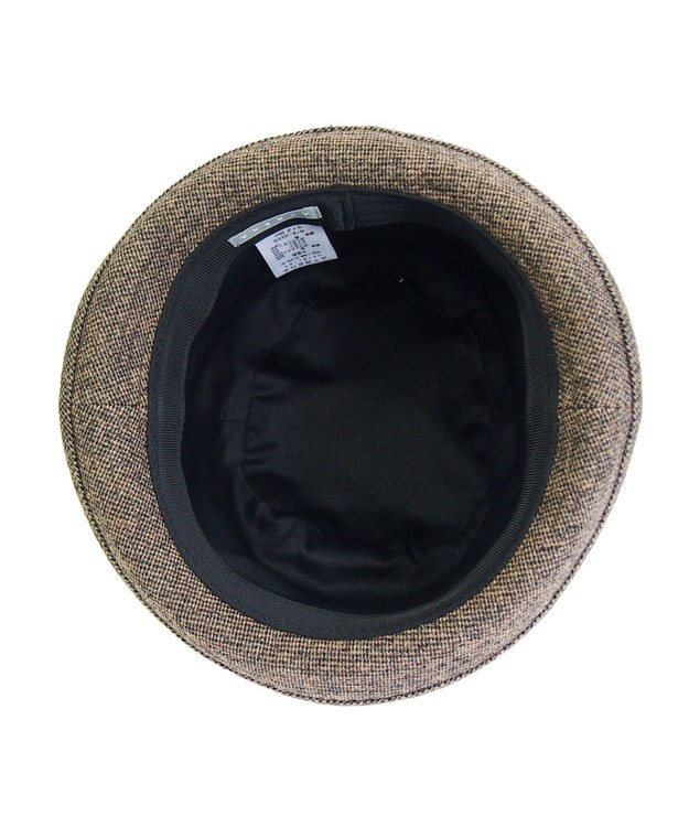 ATRENA 【Lサイズあり】ツイードポークパイ ハット ブラック