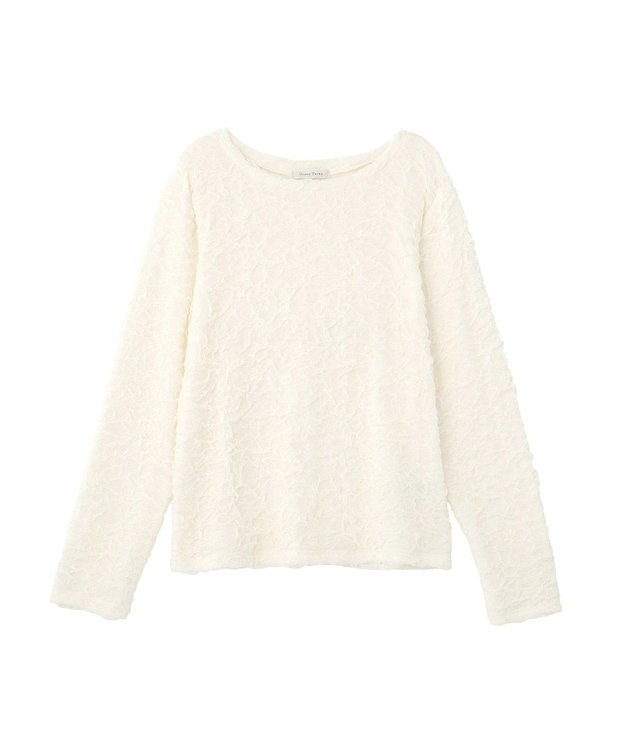 Green Parks 表面感ポコポコプルオーバー Ecru