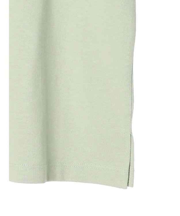 earth music&ecology フォルムスリーブ刺繍ロゴＴＥＥ Off White