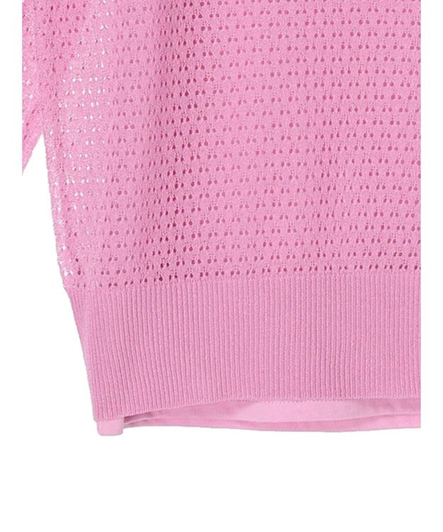 Green Parks ＳＥＴ２点　ラメすかしニット＋キャミソール Pink