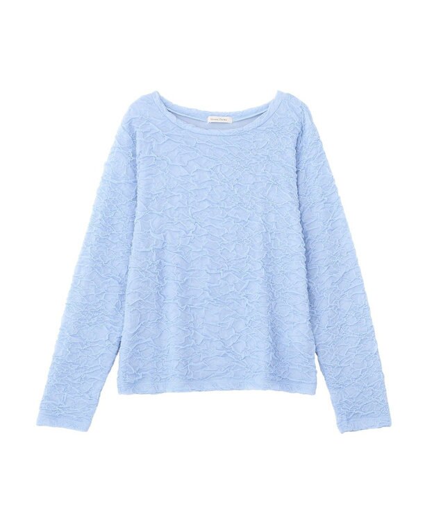 Green Parks 表面感ポコポコプルオーバー Sax