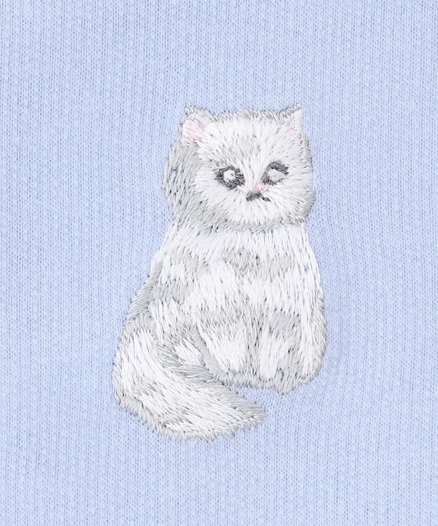 ANY KIDS 【洗濯機可能/吸汗速乾】ドライタッチ ショート丈ポロシャツ サックスブルー