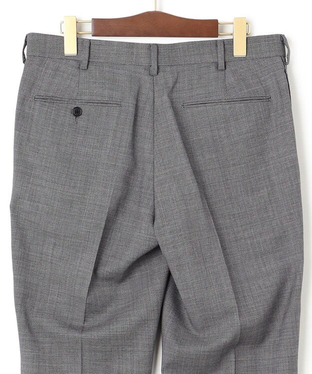 J.PRESS MEN 【WEB・一部店舗限定】ウォッシャブル バーズアイ スラックス ライトグレー系