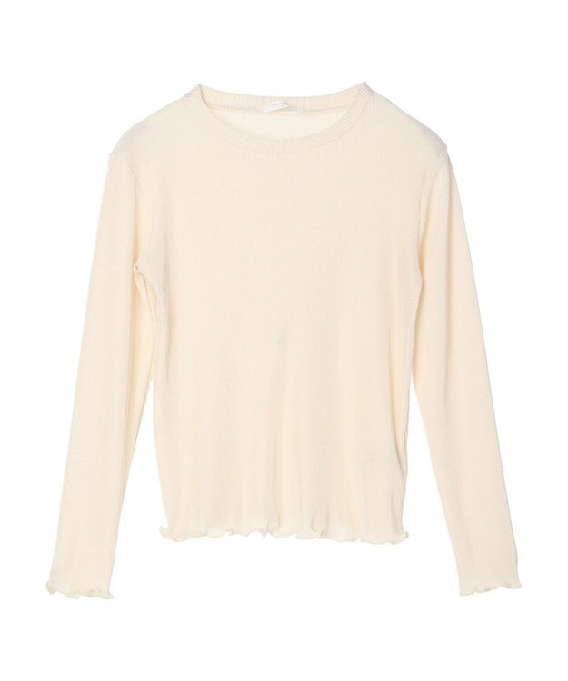 Green Parks ミニプリーツプルオーバー Ecru