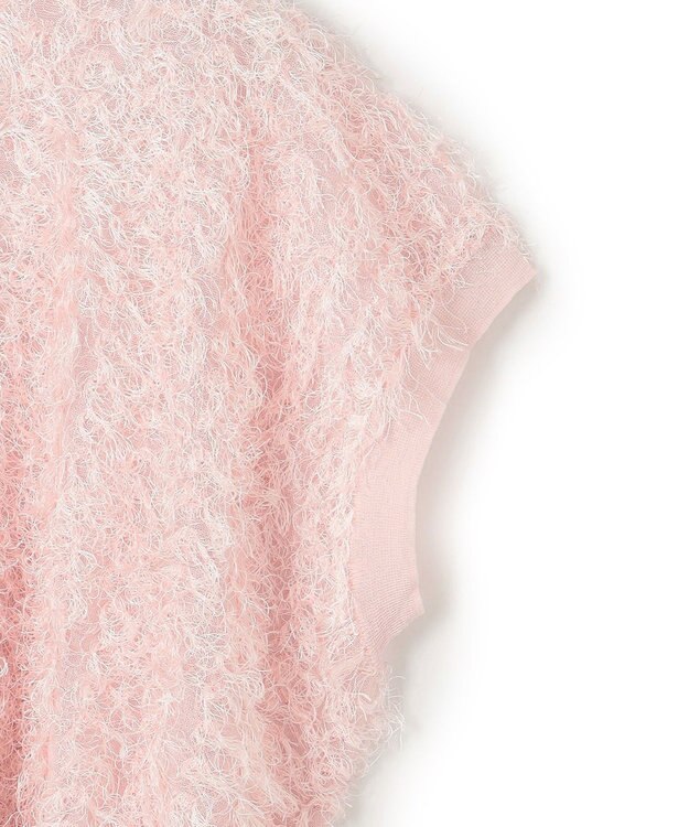 BEIGE， 【洗える】LYCORIS / カットジャカードプルオーバーニット Light Pink