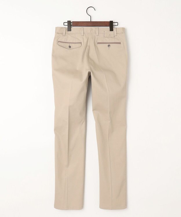 JOSEPH ABBOUD 【人気】ウエストも伸びる！ 定番 オーガニックストレッチパンツ ベージュ系