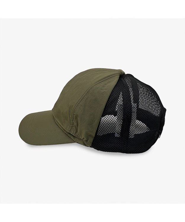 林八百吉商店 Coleman　リップストップ2Wayメッシュキャップ カーキ