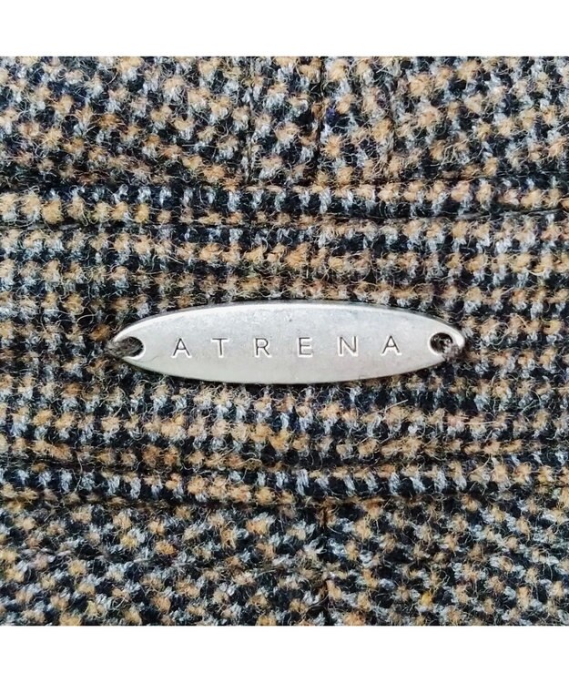 ATRENA 【Lサイズあり】ツイードポークパイ ハット ブラック