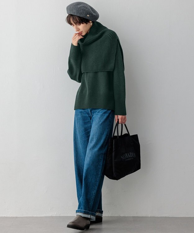 23区 バスク ベレー帽 グレー系