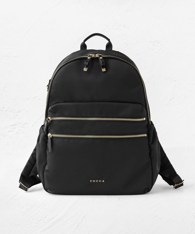 TOCCA 【撥水・A4サイズ対応】ET RUE BACKPACK バックパック ブラック系