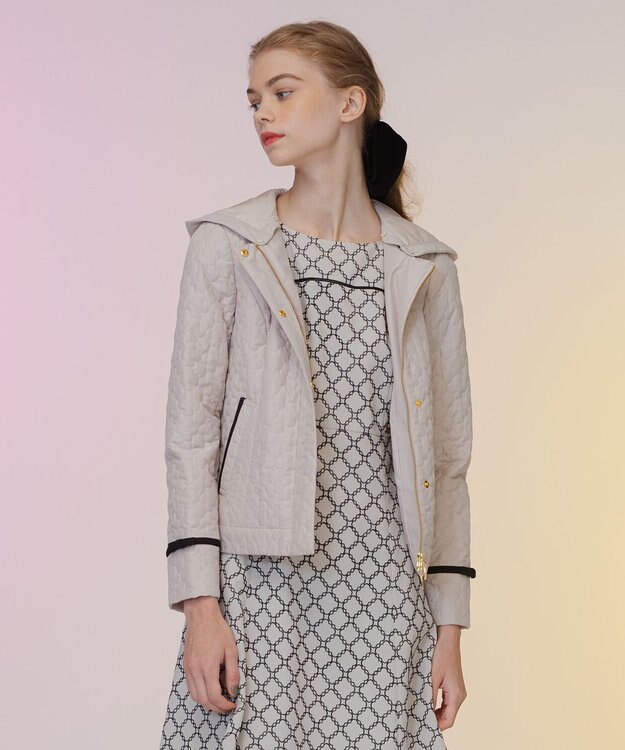 TOCCA LAURA キルティングショートコート ベージュ系