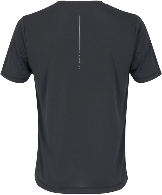 CW-X 【MEN】 CW-X トップス 【薄軽ランニングシャツ】 半袖 3分袖 Ｕネック 吸汗速乾性(本体) メンズ DLO155 /ワコール ブラック