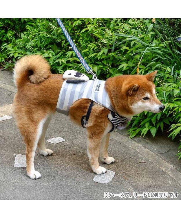 PET PARADISE スヌーピー クールベスト 《ジョークール》 中型犬 大型犬 ホワイト×グレー