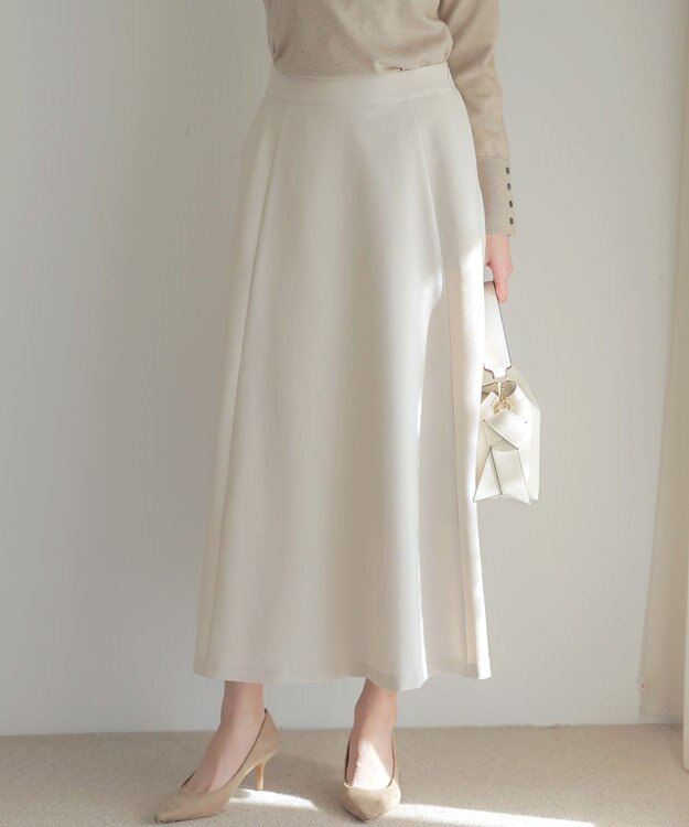 組曲 シュットクロスフレア スカート サンドベージュ系