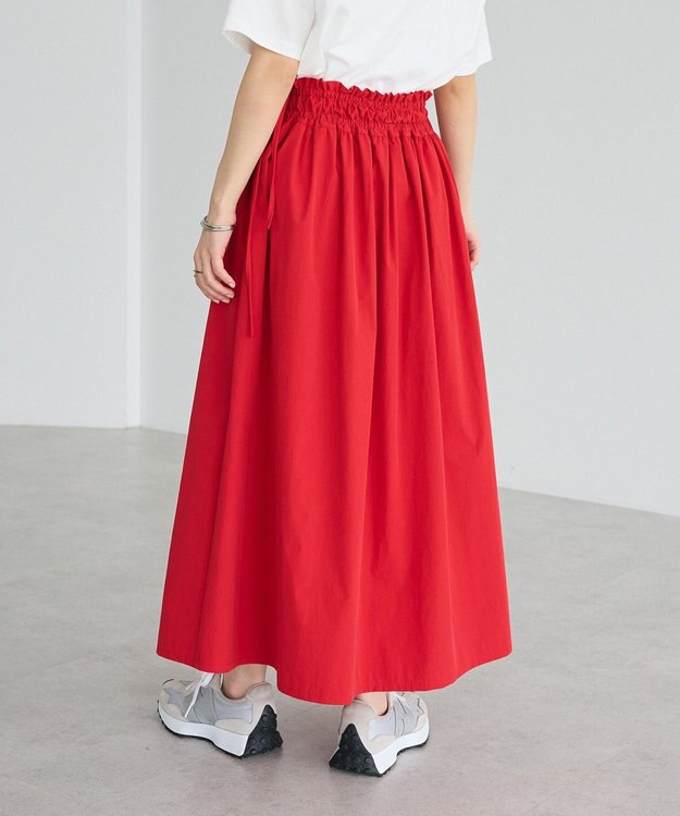 CRAFT STANDARD BOUTIQUE ドロストギャザースカート Red