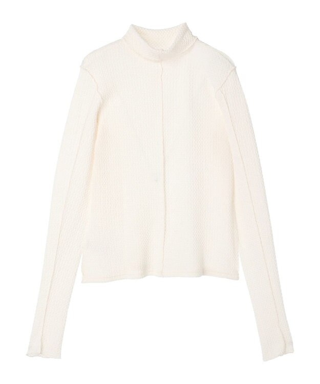 Green Parks ２ｗａｙポコポコタートルカットソー Ecru