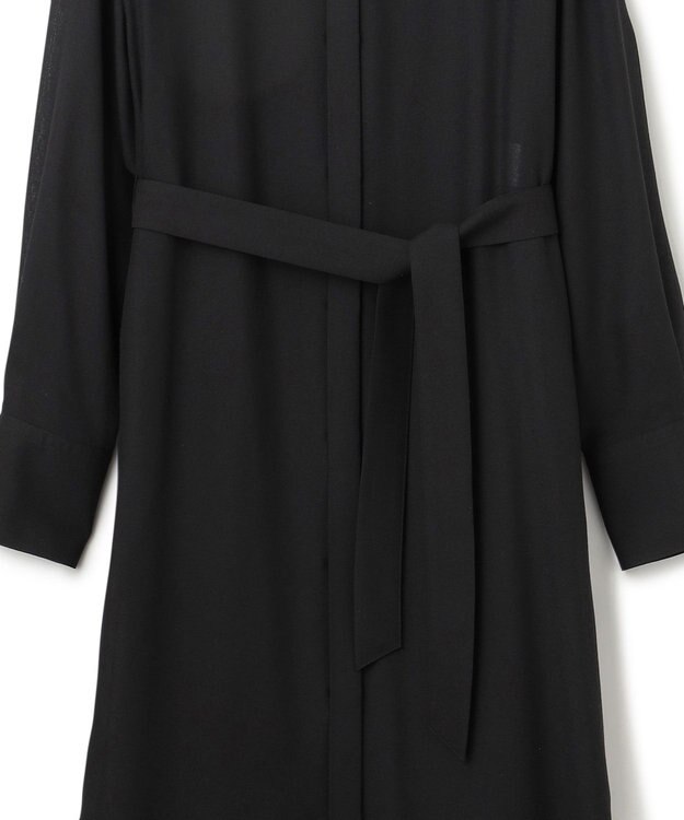 23区 S 【洗える】ウールシアービエラ ワンピース ブラック系