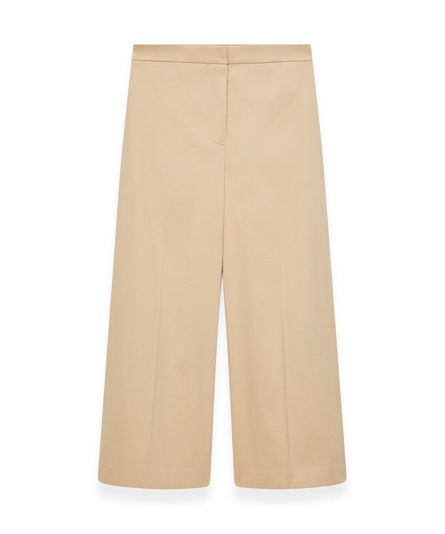 JOSEPH ライトギャバジンストレッチ　ワイドトラウザーズ Sesame