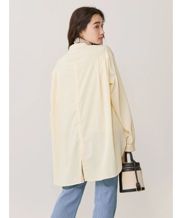 AMERICAN HOLIC ブザムバックボタンチュニック Light Yellow