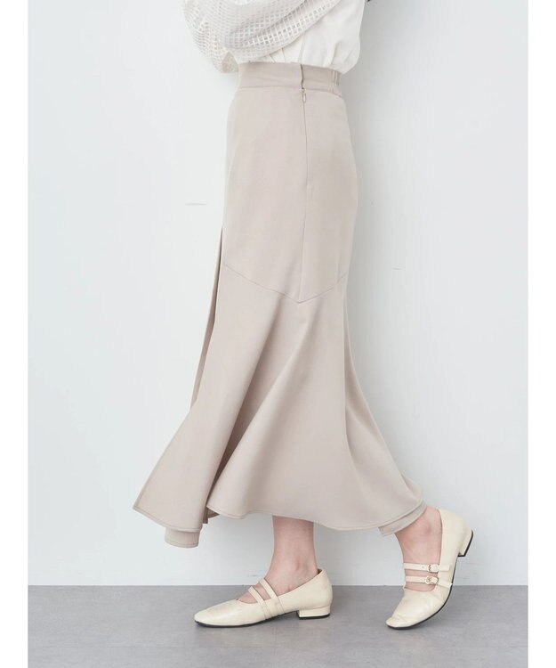 earth music&ecology アシメキリカエスカート Beige