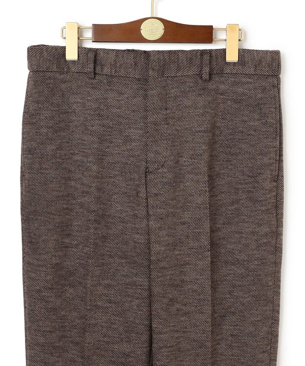 J.PRESS MEN 【セットアップ対応 / ストレッチ】SOFAニット ハイグレードジャージー スラックス ブラウン系8