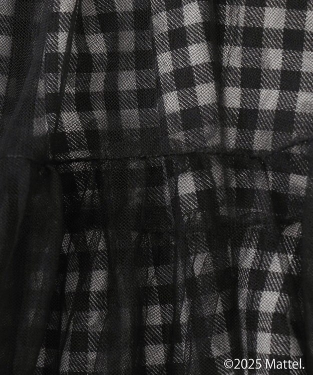 ANY KIDS 【Barbie(TM)】リバーシブルスカート ブラック