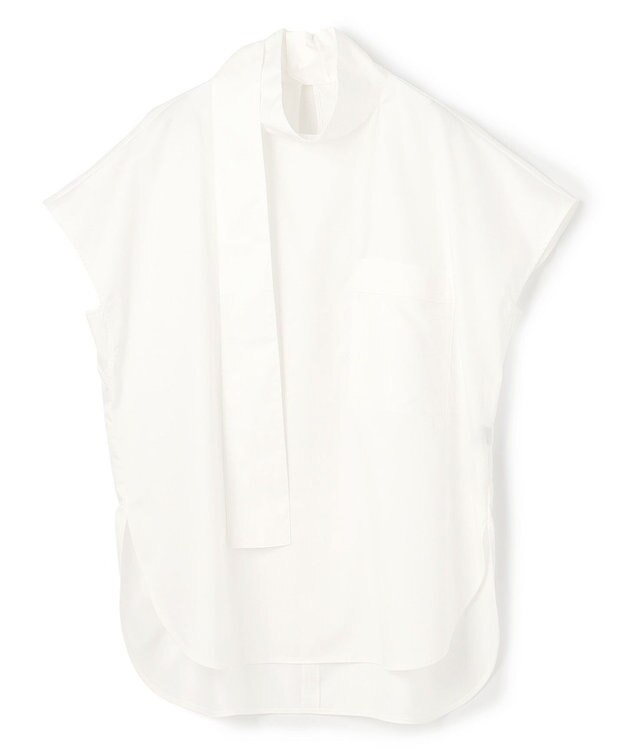 uncrave ブロードクロス ボウタイブラウス オフ