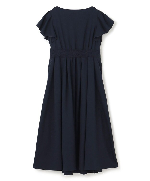 TOCCA 【洗える・接触冷感・UVカット・消臭】SMOCKING EMBROIDERY ドレス ネイビー系