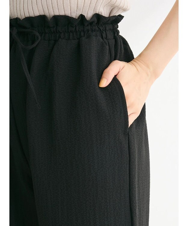 Green Parks ・ＳＵＧＡＲ　ＳＰＯＯＮ　メローティアードパンツ Black