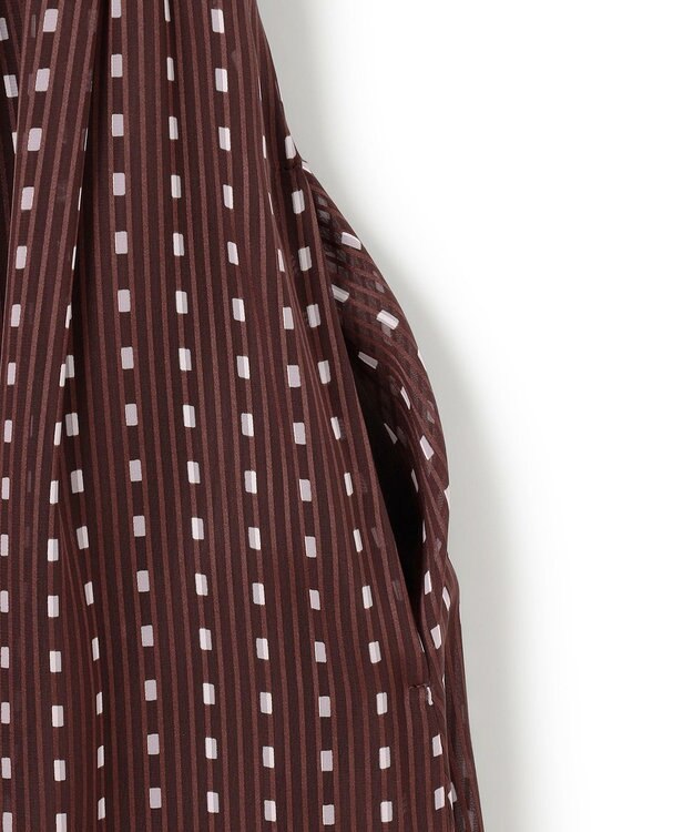 TOCCA 【ヨンア×大人百花×TOCCAコラボ・00サイズあり・洗える】ALLURING BEAUTY ドレス ブラウン×ピンク系