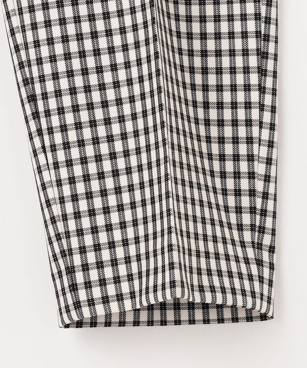 ANY SIS 【洗える】褒めらレディ テーパード パンツ ギンガムチェック