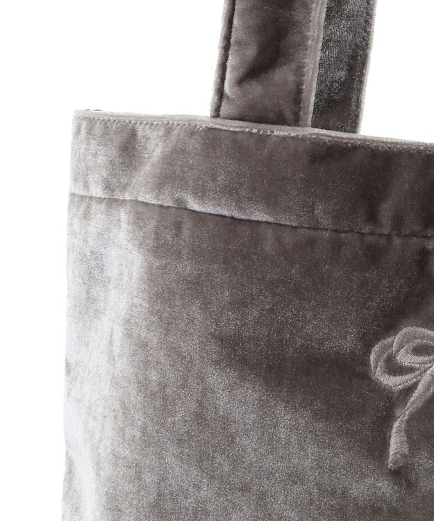 earth music&ecology ベロアトートバッグ Gray