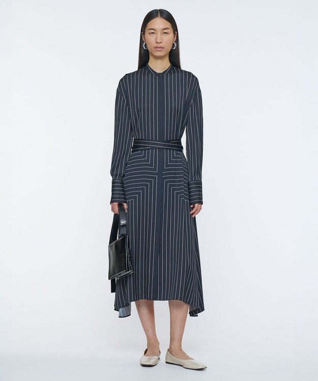 JOSEPH ジオメトリック アニメーション　ドレス Black / Affogato