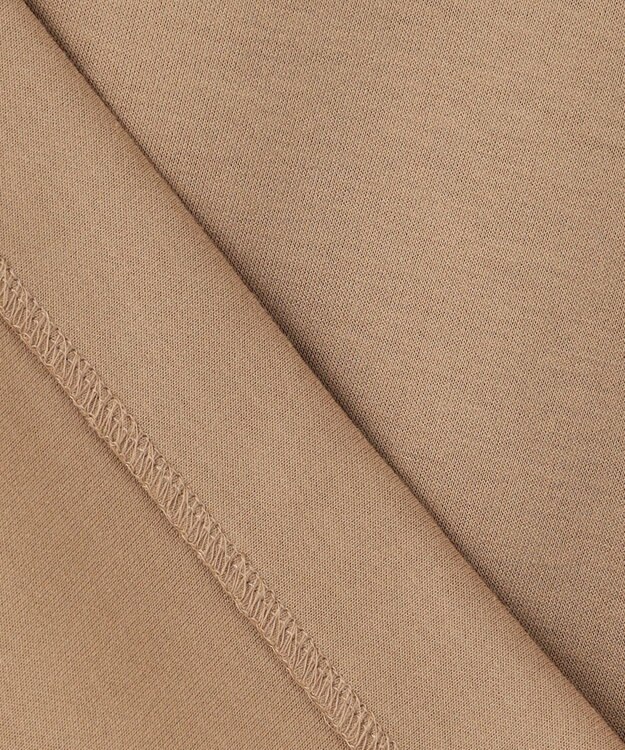 ANY L 【洗濯機可】エンブロイダリーロゴダンボールプルオーバー キャメル