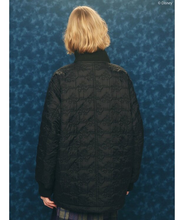 AMERICAN HOLIC ミッキー柄中綿キルトジャケット／Ｍｉｃｋｅｙ Black