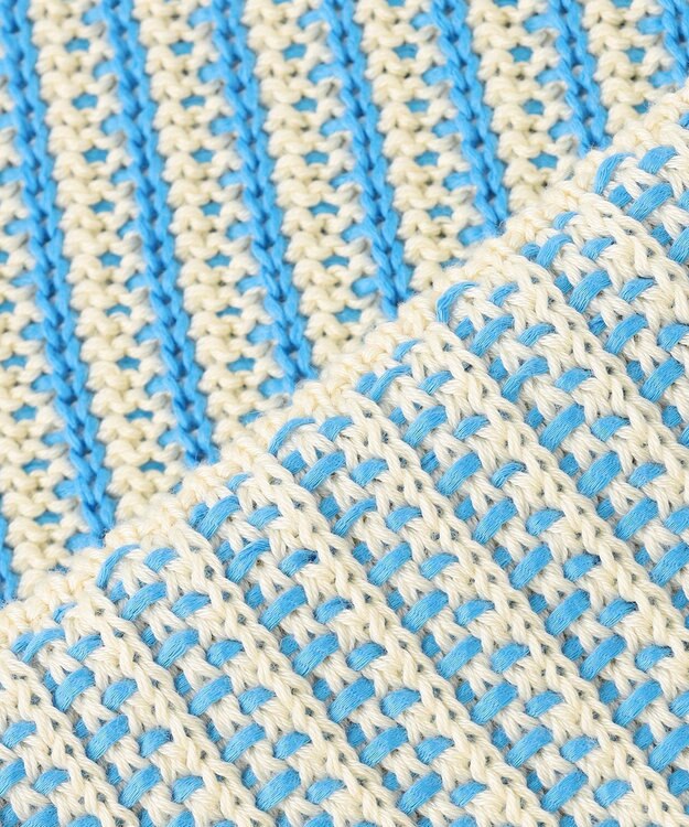 JOSEPH 【洗える】バイオテープコットン　ラウンドネックニット Dark Arctic