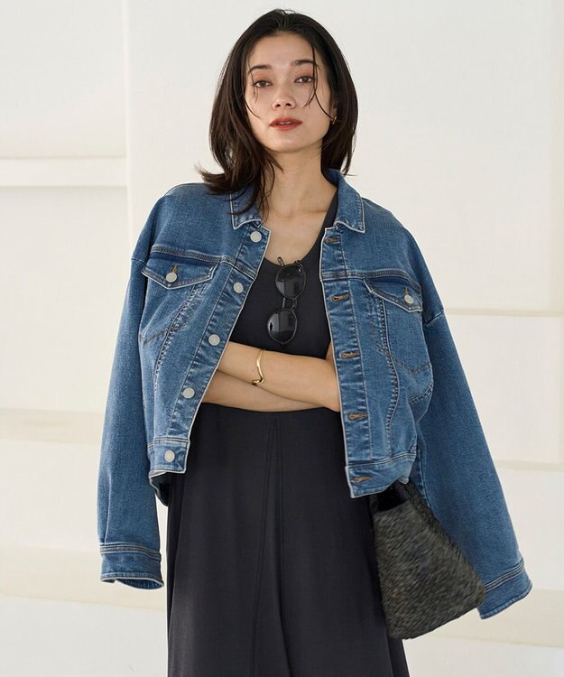 UNFILO 【UNFILO DENIM】撥水 デニムジャケット ブルー