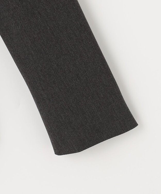 J.PRESS LADIES L 【洗える】アルガンシルク ノーカラー ジャケット グレー系