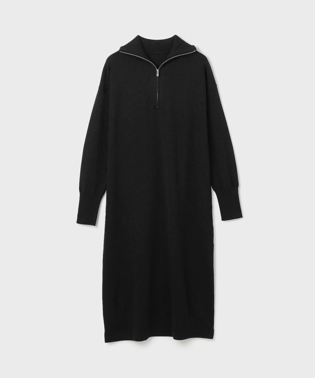 GRACE CONTINENTAL ストレートニットワンピース ブラック