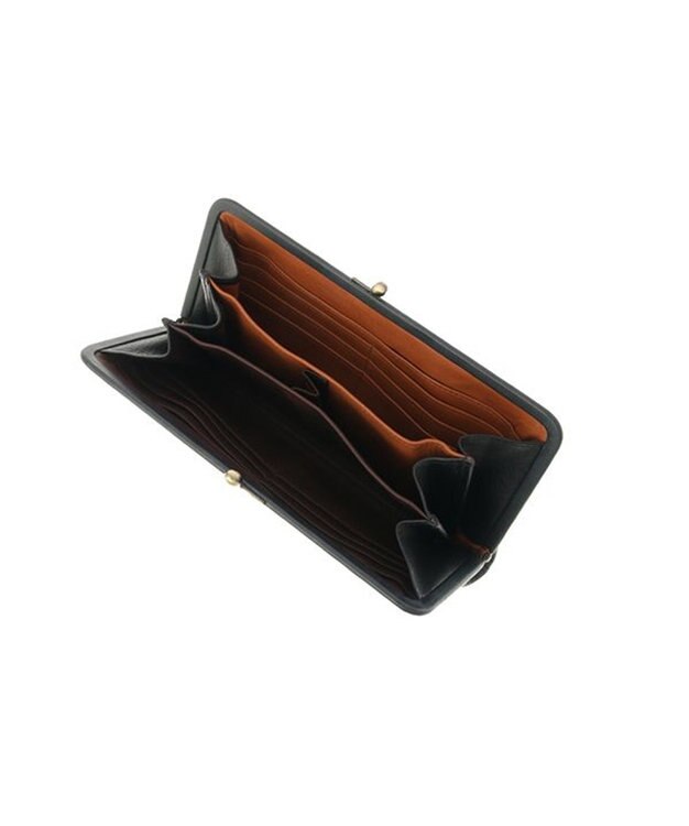 genten トスカ 口金長財布 ネイビー