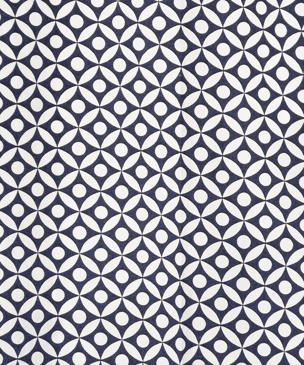 23区 【R(アール)】ジオメトリックペイズリープリント パンツ ジオメトリックネイビー