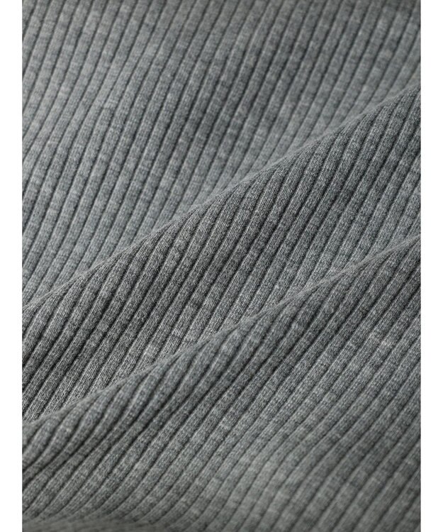 Green Parks ・ＥＬＥＮＣＡＲＥ　ＤＵＥ　リブ×フラワーキリカエワンピ Gray Mixture