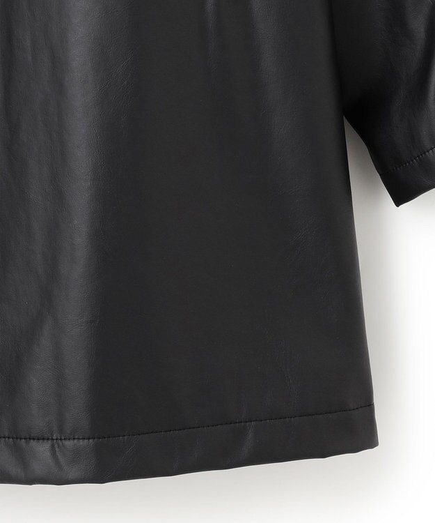 J.PRESS MEN 【プロテインレザー】ステンカラーコート ブラック系