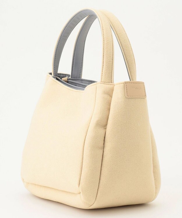 Y'SACCS フェルトトート　Sサイズ アイボリー