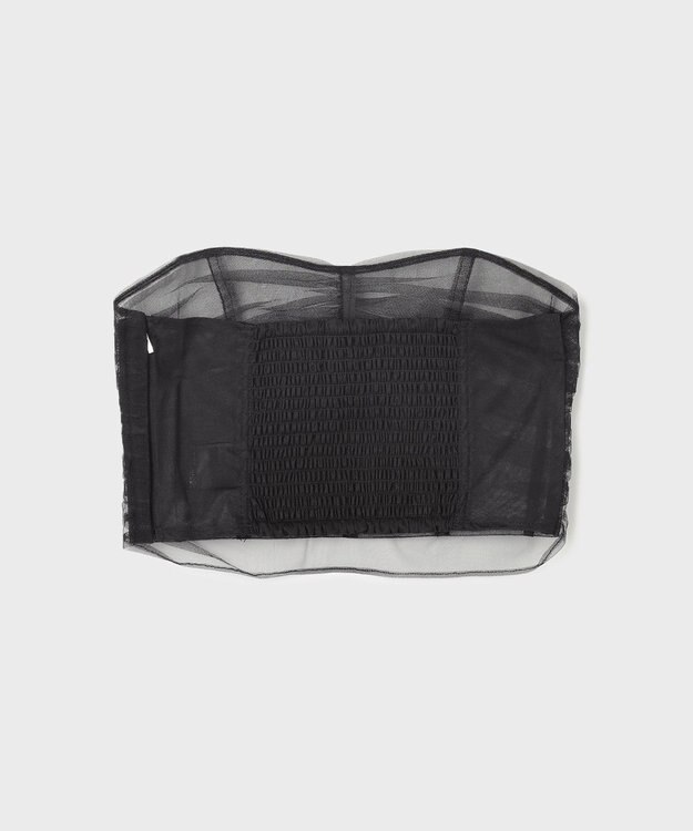 GRACE CONTINENTAL チュールベアトップ ブラック