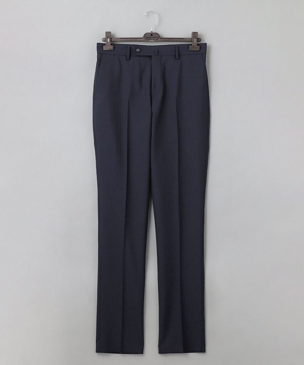 GOTAIRIKU 【オールシーズン対応】WOOL×POLYESTER ライトウェイト スーツ（ネイビーストライプ） ネイビー系1