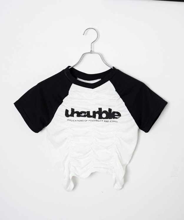 WEGO シャーリングラグラントップス ホワイト