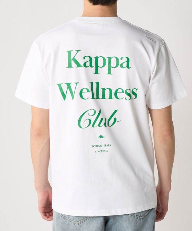 OP／FILA 【Kappa】ウェルネスクラブプリントTシャツ ホワイト